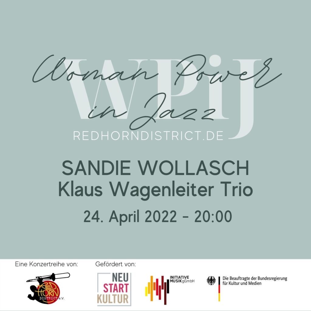 Sonntag, 24. April 2022: SANDIE WOLLASCH